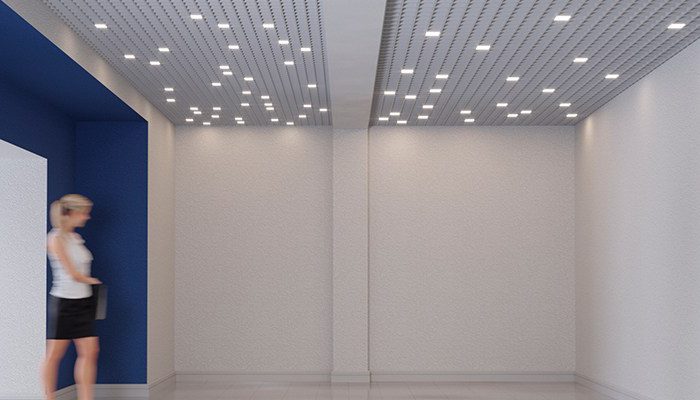 CHECKERS DIFF светильник для модульных потолков